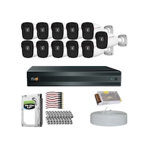 Rivo Dcam 11 Kameralı 40 Metre Gece Görüşlü Set 1tb 7/24 Hdd