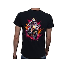 Splash Gp T-shirt %100 Pamuklu Siyah Penye Basic Erkek Tişört Siyah