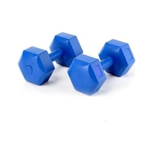10 Kg Dambıl Ağırlık Seti 10 Kg X 2 Adet 20 Kg Mavi, Tyc00131554372t