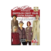 Güler Erkan Provasız Pantolon Ceket Yelek Giyim Kalıpları No: 87