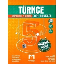 Mozaik Yayınları  5.Sınıf Türkçe Soru Bankası