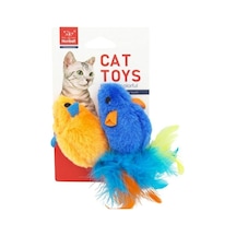 Nunbell Tüylü Fare Kedi Oyuncağı 2'li