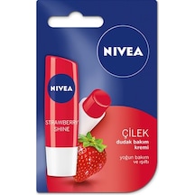 Nivea Shine Çilek Dudak Bakım Kremi 4.8 G