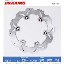 Suzuki Dalgalı Arka Fren Diski Suzukı B-kıng 1300cc 2008-2011