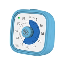 Npo Mutfak,ders,yemek İçin 60dk Analog Alarm Zamanlayıcı,pomodoro Öğrenci Motivasyon Saati Mavi