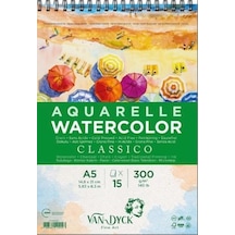 Esmo Van Dyck Classico Dokulu Coldpress A5 Üstten Spiralli 15 Yp