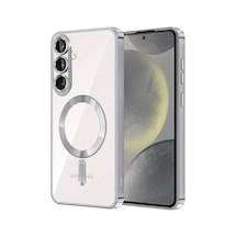 Newface Samsung Samsung Galaxy Uyumlu S25 Fe Kross Magneticsafe Kapak - Titan Gri