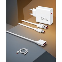 120w Hızlı Şarj Adaptörü Type-c Kablo Dahil
