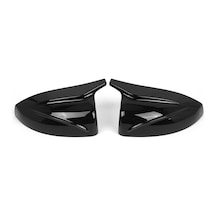 Tenfowee 2014-2019 Audi A3 İçin Parlak Siyah Abs Yan Ayna Kapakları Gz.fk048gl/r Lh Yedek Parça