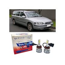 Volvo V70 Led Xenon Uzun Far Ampulü Hb3 Duo Yeni Seri Beyaz 2001-2005