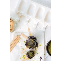 Periboia Silikon Magnum Model 4lü Mini Meybuz Dondurma Kalıbı 20 Renkli