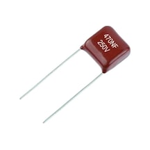470 Nf 250 V Kondansatör Kırmızı