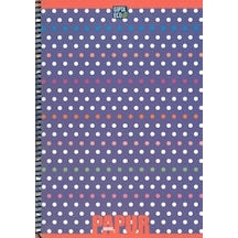 Gıpta Papur Notes Spiralli Karton Kapak Defter A4 72 Yp Kareli N11.1661