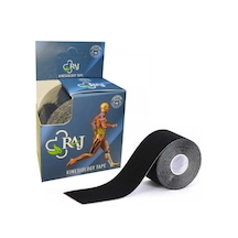 RAJ Kinesio Tape  Sporcu Bandı Siyah 5 M x 5 CM