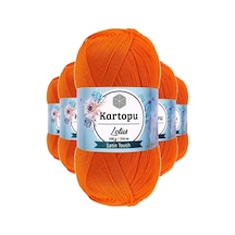 5 Adet Lotus Bikini Büstiyer Bluz Örgü İpi K273 Turuncu