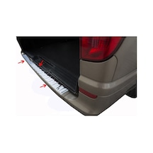 Mercedes Vıano 2003-2014 Krom Arka Tampon Eşiği P.Çelik
