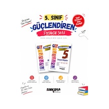 Ankara Yayıncılık 2027 5. Sınıf Matematik + Sosyal Bilgiler Yeni Müfredat Bağlam Temelli Güçlendiren Fasikülleri Seti 2 Kitap