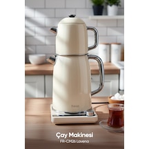 Fressi Dijital Standlı Çelik Çay Makinesi 2 In 1 Su Isıtıcısı & Çaycı Fr-cm26 Lavena