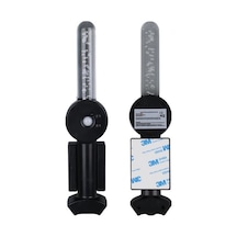 Ledx Yd-24060 Mıktanıslı Rgb Renkli Usb Şarjlı 800 Mah 3 Kademeli Işıklı Sensörlü Duvar Aplik Siyah