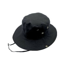 Bana Lazım Olan Yazlık Katlanabilir Safari Fötr Unisex Şapka Siyah