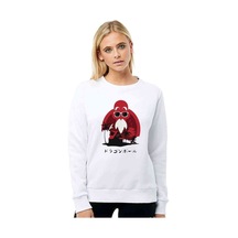 Anime Dragon Ball Baskılı Beyaz Kadın Sweatshirt (528333009)