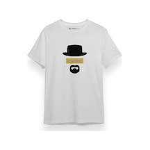 Breaking Bad Yellow Say My Name Head Beyaz Kısa Kol Erkek Tshirt 001