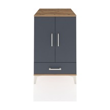 Kronos Komodin 3 Raflı Tek Çekmeceli 2 Kapaklı 60x59x96 Çam-a... Çam