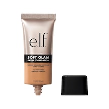 E.l.f. E.l.f Soft Glam Satin Fondöten, Orta Kapatıcılık, Nefes Alabilen Ve Uzun Süre Kalıcı Likit 44 Tan Cool