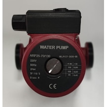 Water Arp 25-70/130 1 1/2" Çıkışlı Üç Hızlı Sirkülasyon Pompa