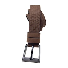 Hakiki Deri Erkek Kot Kemeri 4,5 Cm Kahverengi