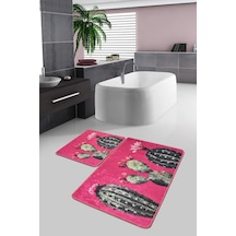 Cacto Djt 2 Li Set Banyo Paspas Seti Çok Renkli