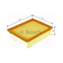 Peugeot 206 Hatchback 2.0 S16 1998-2009 Bosch  Hava Filtresi N11.7445