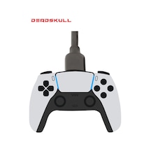 Ps5/ps5 Slim/ps5 Pro Uyumlu 3m Type-c Type-c Joystick Şarj Data Kablosu Siyah