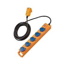Super-solid Sl Ip54 Lisanslı 5'li Uzatma Priz Kaçak Akım Roleli, Standart 1