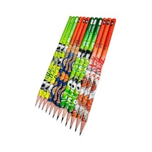 Faber-castell Spor Temalı Kurşun Kalem Seti, 2b, 12 Adet, Futbol Ve Basketbol Desenli 124-Pembe