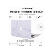 Macbook Pro 13 İnç Kılıf A1425 A1502 Uyumlu Sert Kapak Hard Case Koruyucu Retina 13 Laptop Kılıfı Kristal Mermer Desenli Çizilmeye Dayanıklı İnce Hafif Koruma Kapak Marble 33 Belirtilmemiş