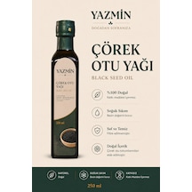 Yazmin Çörek Otu Yağı 250 Ml Cam Şişe Soğuk Sıkım %100 Saf Doğal Çörek Otu Yağı