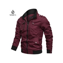 İlkbahar Ve Sonbahar Erkek Günlük Bol Ceket Kırmızı