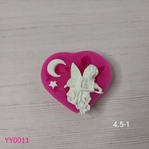 Yy0011 Müzik Aleti Çalan Melek Ay Yıldız Figürleri Silikon Kalıp