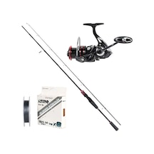 Remixon Focus Rd 210cm 5-35g Spin Olta Kamışı + Remixon Rd 3000 Spin Olta Makinesi + Astro 8x 150m Örgü İp Misina Olta Seti