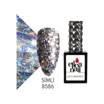 Ellea Nail Simli Kalıcı Oje 8586