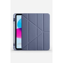 Newface İpad Uyumlu 2022 10.9 10.nesil Kılıf Kalemlikli Mars Tablet Kılıfı Glblseme - 34 - Lila