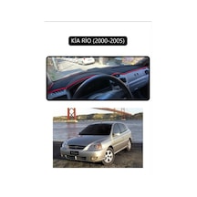 Kia Rio 2000-2005torpido Koruma Halısı Siyah Kenar