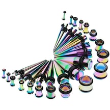 Homyl 36 Parça Kulak Göstergeleri Germe Kiti Fiş Konik 14g Çok Renkli