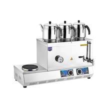 Remta K 32 Üç Demlikli Elektrikli 33 L Çay Kazanı Inox