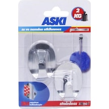 Boss Tape Kendinden Yapıştırmalı Paslanmaz Inox Ikili Askı 2Kg Ta