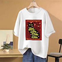 Flood Of Style Bebek Lazanya Harajuku Kedi Grafik T-shirt Erkek Kadın Rahat Hip Hop Streetwear Büyük Boy Kıs Beyaz