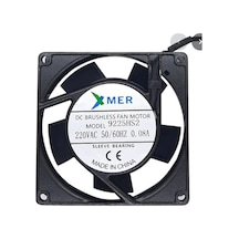92X92X25Mm 220V 0.08A 2P Xmer Fan