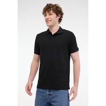 Lumberjack Mb Pam 12sn328 5fx Polo Yaka Erkek Kısa Kol T-shirt 101938974 Siyah
