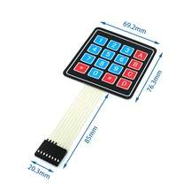 4 x 4 Matrix Membran Keypad 16 Buton Tuş Takımı Keyboard Klavye Alarm Şifre Kilit Röle Kontrol